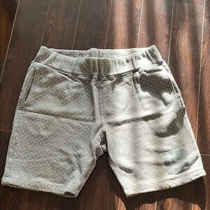 Undefeated Gray Shorts with Polka Dot Pattern